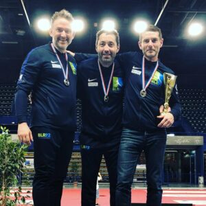 Hervé, Cyril et Vincent vice-champions de France par équipe vétéran