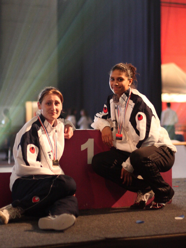 Ysaora et Blandine, championnes de France senior