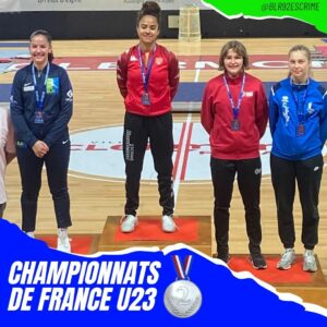 Mathilde remporte l'argent aux France U23