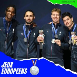 Rafaël médaillé d'argent par équipe aux jeux européens