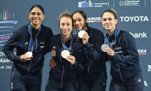 Ysaora médaillée d'argent par équipe aux championnats du monde 2023