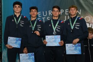 Médaille d'argent pour Numa et ses coéquipiers aux championnats d'Europe