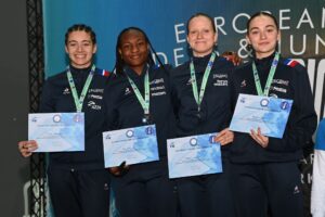 Médaille d'argent pour Garance et ses coéquipières aux championnats d'Europe