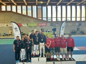Magnifique médaille d'argent pour l'équipe vétéran aux championnats de France