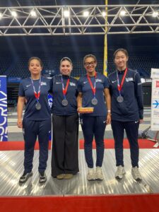 Lola, Anita, Mailys et Hélène vice-championnes de france par équipe N1