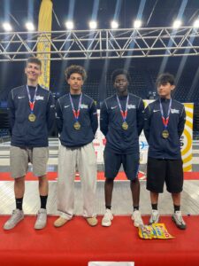 Maxime, Zakariya, Zakaria et Constantin champions de france par équipe N1